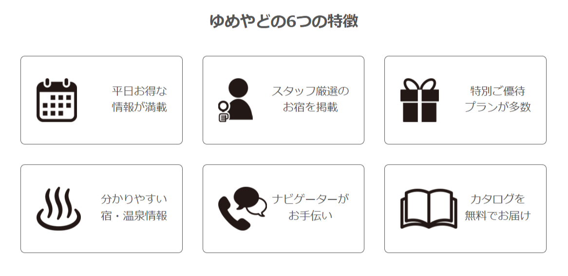 初めての方へのご利用案内-平日の宿・ホテル予約が圧倒的お得-ゆめやど-